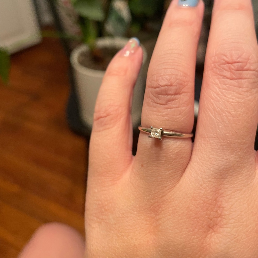 Solitaire Diamond Ring Purchased From Moody’s In Tulsa, Ok 2011